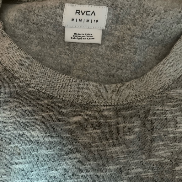 4 crew neck sweatshirts 2 RVCA 2 OBEY - Picture 7 of 7